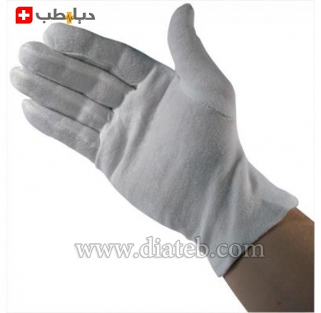 دستکش نخی ضد باکتریال نانو سفید