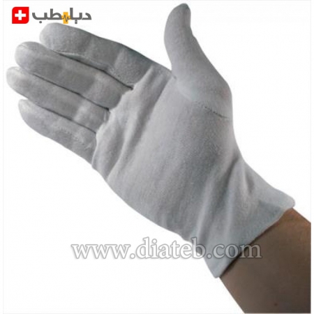 دستکش نخی ضد باکتریال نانو سفید